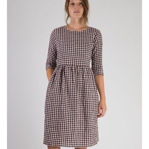 Pyne & Smith Plum Check Dress